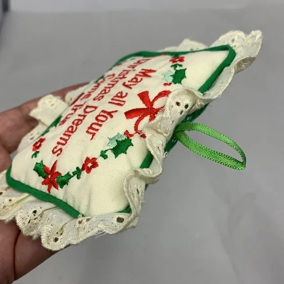 3.5-4” vintage RUSS pillow Christmas tree ornament decoration - Picture 2 of 14